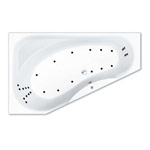 Massagedüsen Rücken-Fuß-Boden