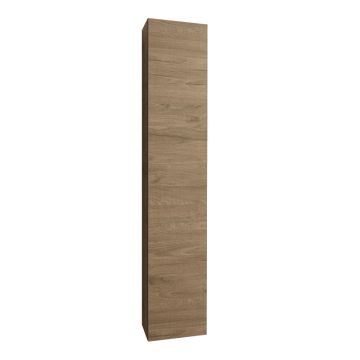 Badea Ergänzungsmöbel Hochschrank - 35 cm, 1 Tür, 5 Glaseinlegeböden-