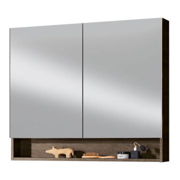 Badea Spiegelschrank 70 cm, Seitenansicht
