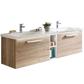 b collection b maxx Doppel-Waschtisch mit Unterschrank 171 cm