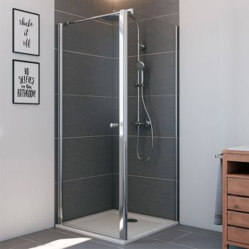 Breuer Elana 6 Drehtür mit Seitenwand Anschlag links