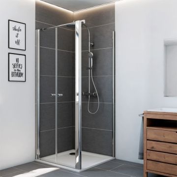 Breuer Elana 6 zweiteilige Drehtür pendelbar m. Seitenwand-Anschlag frei wählbar