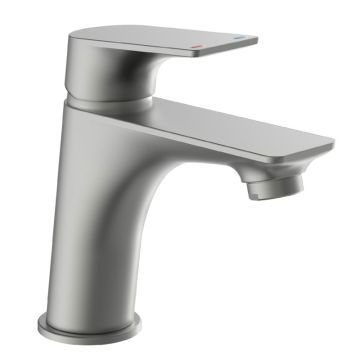 badshop.de Design Waschtischarmatur - Graphit Matt, inkl. Push-Open-Ablaufgarnit