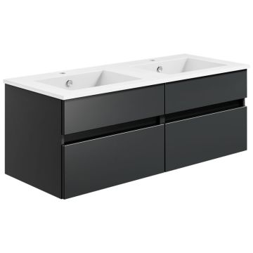 badshop.de Aurora Badmöbel Set 122 cm, Unterschrank Profilansicht