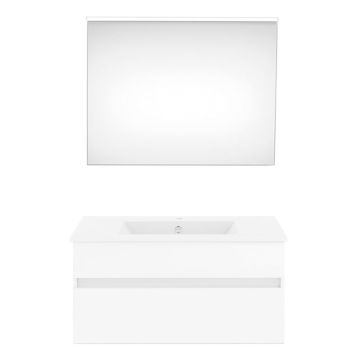 badshop.de Aurora Badmöbel Set 4 - 92 cm, Bad Set