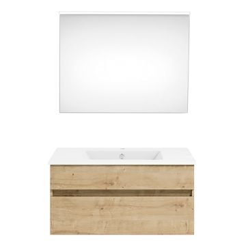 badshop.de Aurora Badmöbel Set 6 - 92 cm, Bad Set