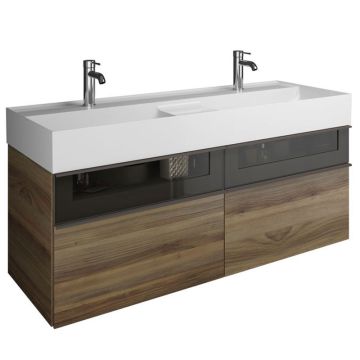 Burgbad Yumo Waschtisch mit Unterschrank - 1