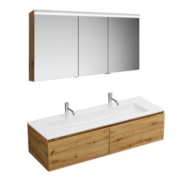 Burgbad LIN20 Badmöbel Set 142 cm