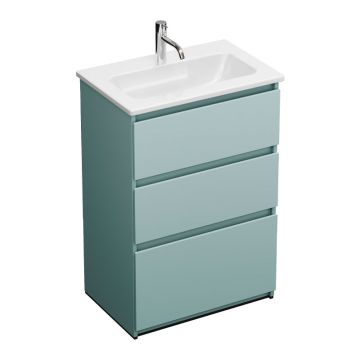 Burgbad LIN20 Waschtisch mit Unterschrank Set 63 cm M42