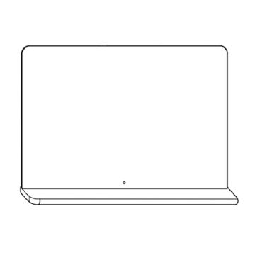 Burgbad b.me Badspiegel / Leuchtspiegel - 100 cm