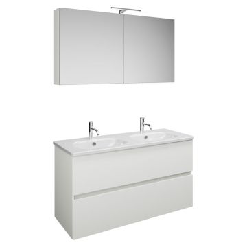 Burgbad Rocio Badmöbel Set 120 cm Weiß Matt