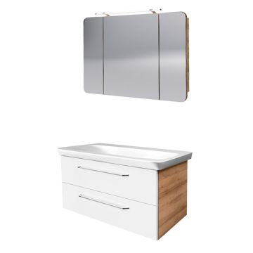 Fackelmann Milano Badmöbel Set 1 - 90 cm