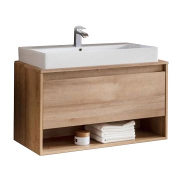 Fackelmann Natura Waschtisch mit Unterschrank Set 3 - 93,4 cm