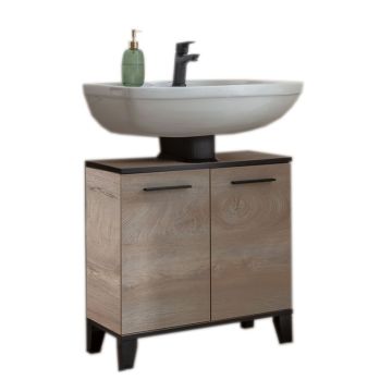 Fackelmann TE-A Waschtisch mit Unterschrank Set 2 - 61 cm