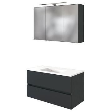 Held Möbel Baabe Badmöbel Set 8 - 100 cm