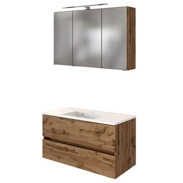 Held Möbel Baabe Badmöbel Set 9 - 100 cm