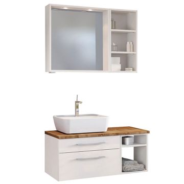 Held Möbel Davos Badmöbel Set 10 - 90 cm