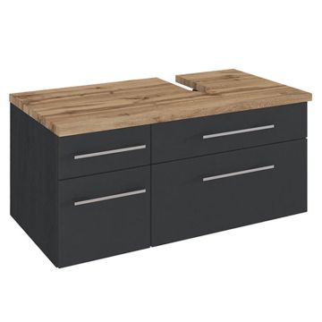 Held Möbel Davos Waschtischunterschrank / Unterbeckenschrank - 90 cm