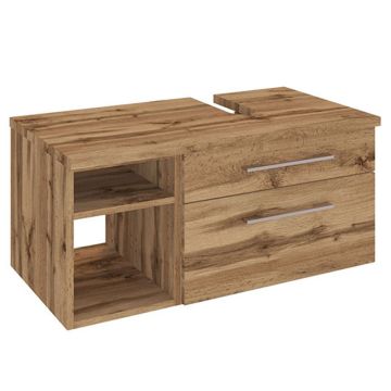 Held Möbel Davos Waschtischunterschrank / Unterbeckenschrank - 90 cm