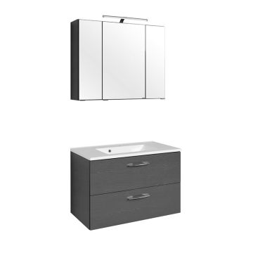 Held Möbel Portofino Badmöbel Set 5 - 80 cm