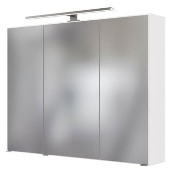 Held Möbel Garda Spiegelschrank 3D - 100 cm, 3 Türen