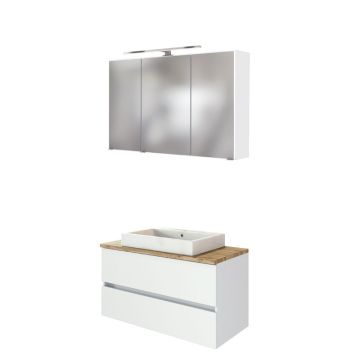 Held Möbel Pienza Badmöbel Set 1 - 100 cm