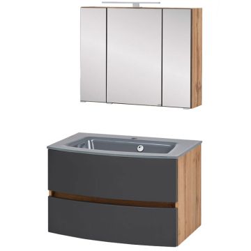 Held Möbel Kopenhagen Badmöbel Set 80 cm