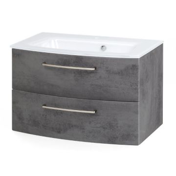 Held Möbel Stockholm Waschtisch mit Unterschrank - 80 cm