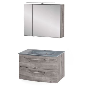 Held Möbel Stockholm Badmöbel Set 6 - 80 cm