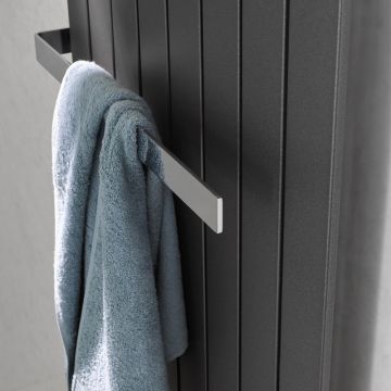 HSK Designheizkörper Handtuchhalter - 29 cm, einseitig offen, Chrom