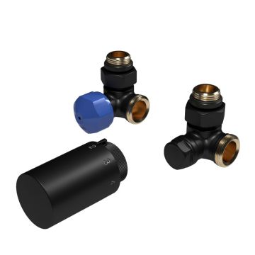 HSK Designheizkörper Anschlussarmaturen - Seitenanschluss Wand - Winkel Eck link