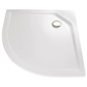 HSK Duschwanne Viertelkreis-Duschwanne 100x100, superflach, Acryl