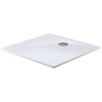 HSK Duschwanne Quadrat-Duschwanne 100x100 - plan, Marmor-Polymer