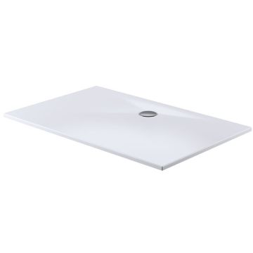 HSK Duschwanne Rechteck-Duschwanne 90x140 - plan, Marmor-Polymer