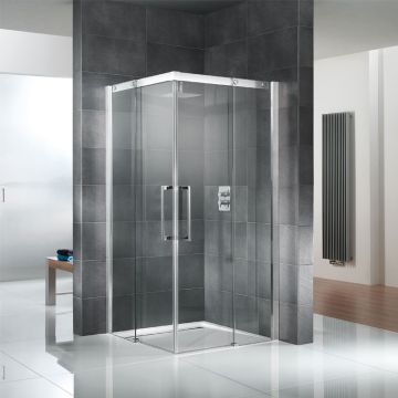 HSK K2P Gleittür mit Eckeinstieg 100 cm