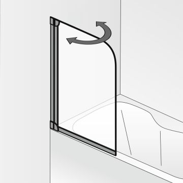 HSK Favorit Badewannenaufsatz 1 teilig