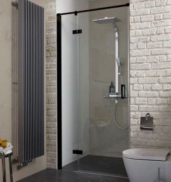 HSK Atelier Plan Duschtür für Nische - Drehtür an Nebenteil