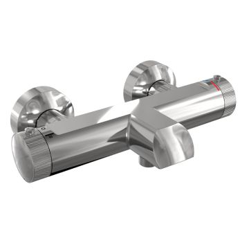 HSK Shower und Co Duscharmatur / Aufputz-Thermostat AquaXPro Rund, Chrom