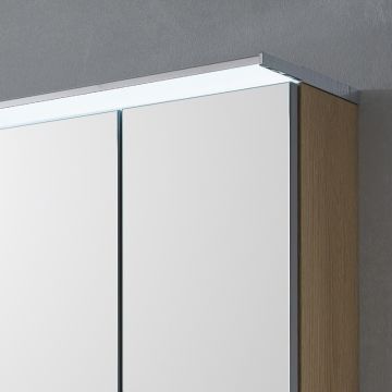 Laguna Spiegelschränke Aufbau- u. Aufsatzleuchte - 120 cm, eckig