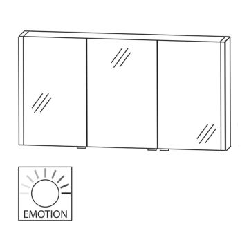 Laguna Spiegelschränke Spiegelschrank - 90 cm Skizze
