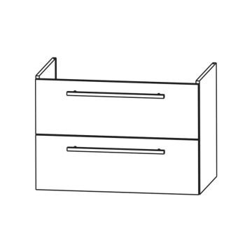 Laguna Waschtischunterschrank 115 cm Skizze