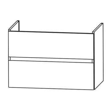 Laguna Waschtischunterschrank 115 cm Skizze
