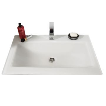 Laguna Life plus Möbelwaschtisch - 92 cm, STONEPLUS weiß - Gästebad