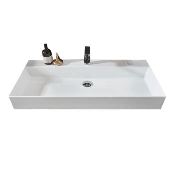 Laguna Platino 2.0 Aufsatzwaschtisch / Keramik Squared - 102 cm