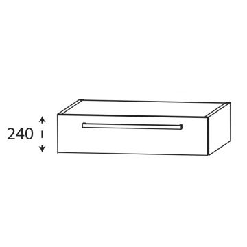 Laguna Platino 2.0 Waschtischunterschrank - 60 cm Skizze