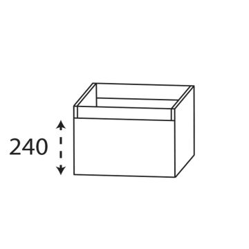Laguna Reflex Unterschrank - 40 cm Skizze