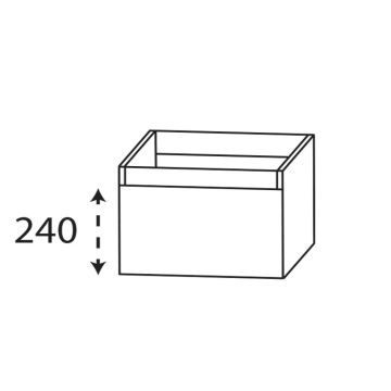 Laguna Reflex Unterschrank - 50 cm Skizze
