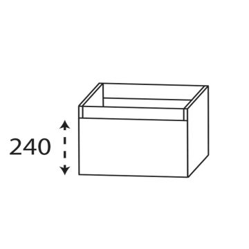Laguna Reflex Unterschrank - 60 cm Skizze