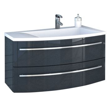 Laguna Wings Waschtisch mit Waschtischunterschrank 90 cm Variante links