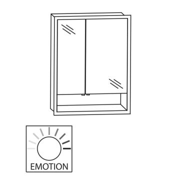 Laguna Highline 250 Spiegelschrank - 65,1 cm Skizze